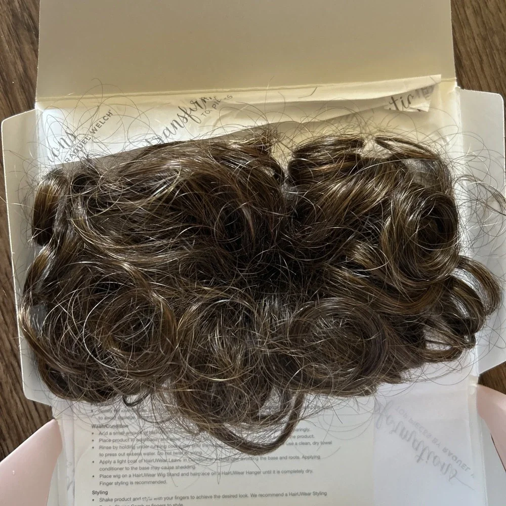 Raquel Welch Transformations Hair Topper R829S Whimsy Glazed Hazelnut Top Piece‎
